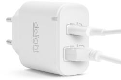 Hálózati Adapter USB + Type-C PD20W gyorstöltéssel - delfinbuvar