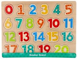 Lelin Puzzle din lemn noi - cifre Puzzle