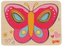Goki Réteges puzzle pillangókkal