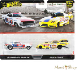 Mattel - Car Culture 2 db -os Pack - '72 Plymouth Cuda FC & Rob'N Pinks (JBL01)