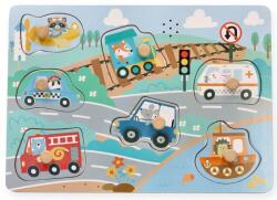 Adam Toys Hangos puzzle Járművek