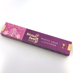 Divine Soul White Sage (Fehér Zsálya) + Lavender (Levendula) füstölő