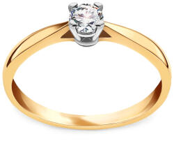 Heratis Forever Iowa gyémánt eljegyzési gyűrű, kombinált arany LRBR013YW