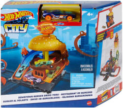 Mattel Hot Wheels City alap pálya - Downtown Burger Drive-Thru (HDR26)