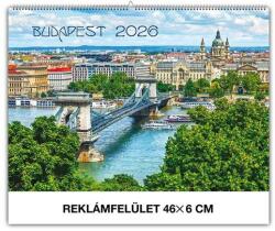 Realsystem Falinaptár REALSYSTEM 460x320mm fekvő Budapest 2026 (6091-BP) - robbitairodaszer