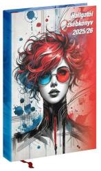 Realsystem Hallgatói zsebkönyv REALSYSTEM papírborító A/5 heti face 2026-2027 (5319-60)