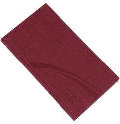 Realsystem Zsebnaptár REALSYSTEM Fashion fekvő fehér lapos bordó 2026 (5700-06) - robbitairodaszer