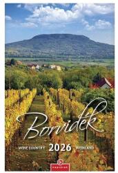 Csg Falinaptár CSG 210x320mm álló Borvidék 2026 (FN 097)