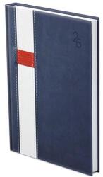 TopTimer Határidőnapló TOPTIMER Vario V012 B/6 heti fehér lapos kék-fehér 2026 (T012V-004) - robbitairodaszer