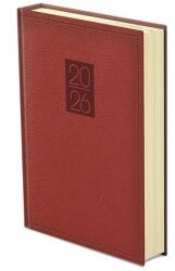 TopTimer Határidőnapló TOPTIMER Classic C020 B/5 napi sárga lapos bordó 2026 (C020C-002) - robbitairodaszer