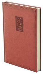 TopTimer Határidőnapló TOPTIMER Classic C021 A/5 napi sárga lapos bordó 2026 (C021C-002) - robbitairodaszer