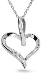 Heratis Forever Bájos medál szív alakú, laboratóriumban növesztett gyémánttal BSBR044A