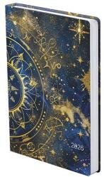 TopTimer Határidőnapló TOPTIMER Joy J022 B/6 napi fehér lapos Horoszkóp metalizált arany 2026 (T022J-315) - robbitairodaszer