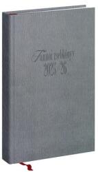 Realsystem Tanítói zsebkönyv REALSYSTEM műbőr A/5 heti szürke 2026-2027 (5317-03)