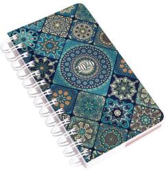 Realsystem Határidőnapló REALSYSTEM SP5 spirál A/6 napi fehér lapos mozaik 2026 (8721-52) - robbitairodaszer