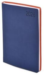 TopTimer Határidőnapló TOPTIMER Madeira M021 A/5 napi fehér lapos kék-narancs 2026 (T021M-04N) - robbitairodaszer