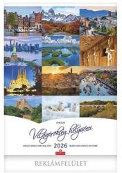 Csg Falinaptár CSG 400x580mm álló Világörökség helyszínei 2026 (FN 096) - robbitairodaszer