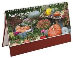 Toptimer Asztali naptár képes TOPTIMER T054 álló fehér lapos Kertész bordó 2026 (T541T-002)