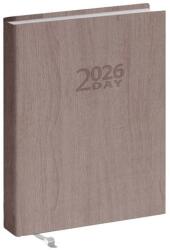 Realsystem Zsebnaptár REALSYSTEM 2 Day B/6 kétnapos álló fehér lapos Drapp 2027 (5441-07) - robbitairodaszer