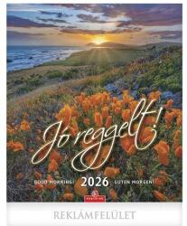 Csg Falinaptár CSG 300x340mm álló Jó Reggelt! 2026 (FN U95) - robbitairodaszer