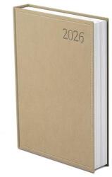 TopTimer Határidőnapló TOPTIMER Traditional T020 B/5 napi fehér lapos bézs 2026 (T020T-007) - robbitairodaszer