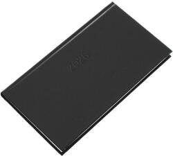 Realsystem Zsebnaptár REALSYSTEM Standard fekvő fehér lapos fekete 2027 (5711-01) - robbitairodaszer