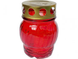  Üvegmécses LA-72 - Fém fedeles 10cm - Piros