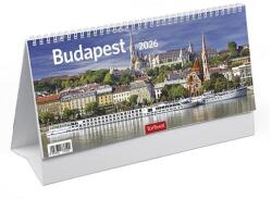 Toptimer Asztali naptár képes TOPTIMER T066 álló fehér lapos Budapest 2026 (T663P-00P)