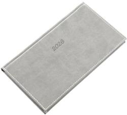 Realsystem Zsebnaptár REALSYSTEM Bolero fekvő sárga lapos szürke 2026 (5712-43) - robbitairodaszer