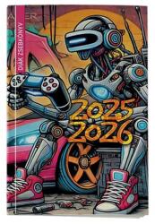 Realsystem Diák zsebkönyv REALSYSTEM papírborító 125x205mm graffiti 2025-2026 (5313-60) - robbitairodaszer