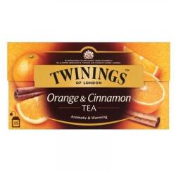 TWININGS Fekete tea TWININGS narancs és fahéj 25 filter/doboz
