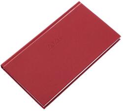 Realsystem Zsebnaptár REALSYSTEM Standard fekvő fehér lapos bordó 2026 (5711-09) - robbitairodaszer