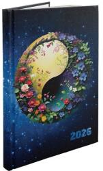 Realsystem Határidőnapló REALSYSTEM Picture B/5 heti fehér lapos Jingjang 2026 (5611-61) - robbitairodaszer