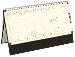 Toptimer Asztali naptár kép nélküli TOPTIMER C051 álló sárga lapos fekete 2026 (C510T-003)