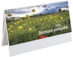 Toptimer Asztali naptár képes TOPTIMER T054 álló fehér lapos Nemzeti park fehér papír táblás 2027 (T542P-00P) - robbitairodaszer
