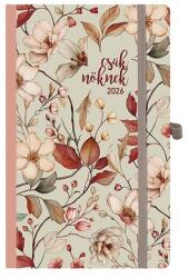 TopTimer Határidőnapló TOPTIMER "Csak nőknek" N018 A/5 heti fehér lapos Vintage 2026 (N018J-001) - robbitairodaszer