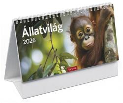 Toptimer Asztali naptár képes TOPTIMER T058 álló fehér lapos Állatvilág 2027 (T582P-00P) - robbitairodaszer