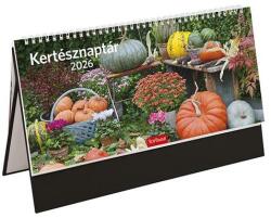 Toptimer Asztali naptár képes TOPTIMER T054 álló fehér lapos Kertész fekete 2026 (T541T-003)