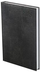 TopTimer Határidőnapló TOPTIMER Traditional T010 A/4 heti fehér lapos fekete 2026 (T010T-003)