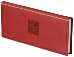 TopTimer Zsebnaptár 2026, C030 (Heti beoszt. ) BORDÓ (26C030C-002)