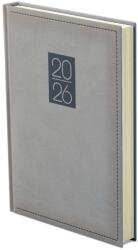 TopTimer Határidőnapló 2026, C021 A5 (Napi beoszt. ) SZÜRKE (26C021C-005)