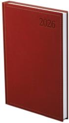 TopTimer Határidőnapló 2026, T010 A4 (Heti beoszt. ) BORDÓ (26T010T-002)