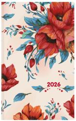 TopTimer Határidőnapló 2026, J018 A5 (Heti beoszt. ) PIROS (26T018J-107)