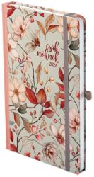 TopTimer Határidőnapló 2026, 018J Női naptár A5 (Heti beoszt. ) VINTAGE (26N018J-001)