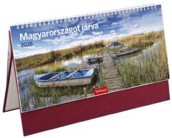  TopTimer T056 MO JÁRVA Álló asztali naptár 2026, BORDÓ (26T560T-002)
