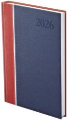 TopTimer Határidőnapló 2026, G011 B5 (Heti beoszt. ) BORDÓ-FEHÉR-KÉK (26T011G-2F4)