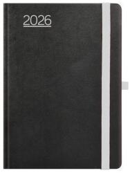 TopTimer Határidőnapló 2026, N012 B6 (Heti beoszt. ) FEKETE-SZÜRKE (26T012N-005)