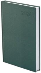 TopTimer Határidőnapló 2026, E021 A5 (Napi beoszt. ) ZÖLD (26E021E-006)