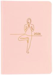 TopTimer Határidőnapló 2026, P015 A5 (Heti beoszt. ) RÓZSASZÍN (26T015P-00E)