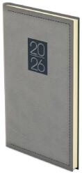 TopTimer Zsebnaptár 2026, C035 (Heti beoszt. ) SZÜRKE (26C035C-005)